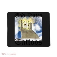 God Hates Tattoos Mousepad thumb 0