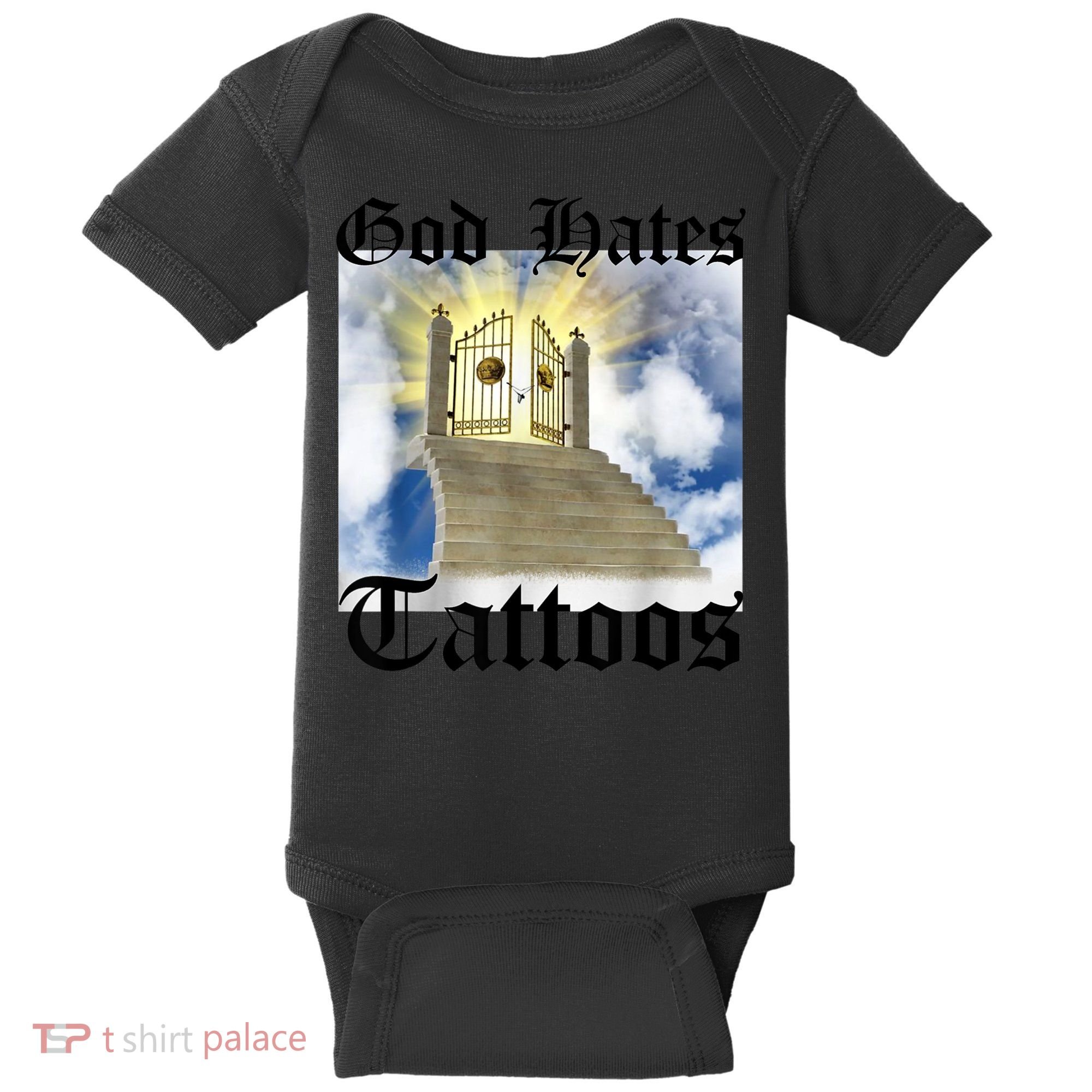 God Hates Tattoos Baby Bodysuit