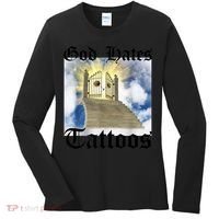 God Hates Tattoos Women's Long Sleeve Shirt thumb 0