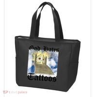 God Hates Tattoos Tote Bag thumb 3