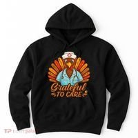 Grateful Healthcare To Care Nurse Turkey Thanksgiving Fall Hoodie thumb 0