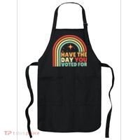Groovy Have The Day You Voted For Retro Apron thumb 0