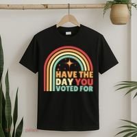 Groovy Have The Day You Voted For Retro T-Shirt thumb 2