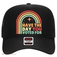 Groovy Have The Day You Voted For Retro Hat thumb 0
