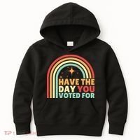 Groovy Have The Day You Voted For Retro Kids Hoodie thumb 0