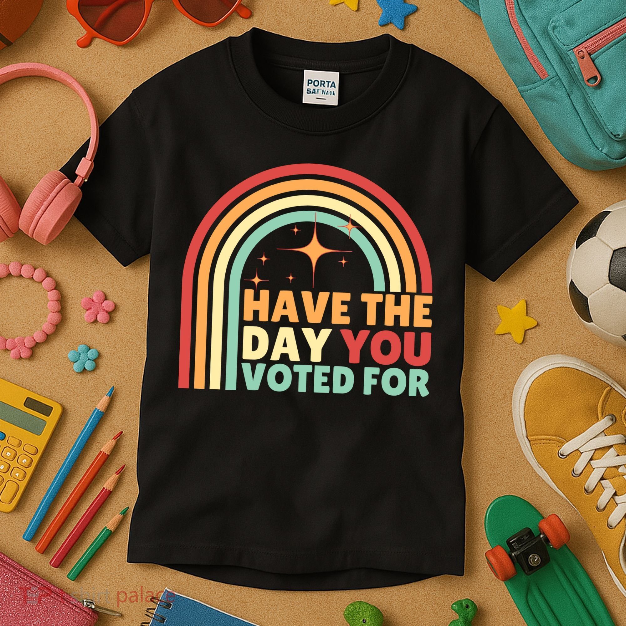 Groovy Have The Day You Voted For Retro Kids T-Shirt