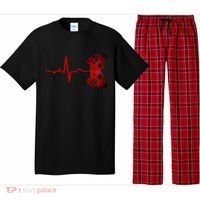 Gamer Heartbeat Video Games Gaming Teens Pajama Set thumb 0