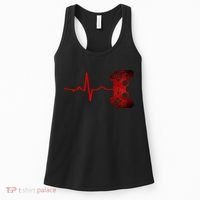 Gamer Heartbeat Video Games Gaming Teens Women's Tank Top thumb 0
