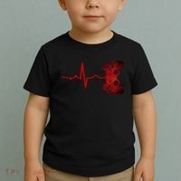 Gamer Heartbeat Video Games Gaming Teens Toddler T-Shirt thumb 2
