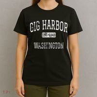 Gig Harbor Washington WA Vintage T-Shirt thumb 4
