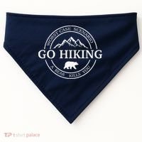 Go Hiking Worst Case Scenario A Bear Kills You Camping USA-Made Doggie Bandana thumb 0