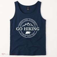 Go Hiking Worst Case Scenario A Bear Kills You Camping Tank Top thumb 2