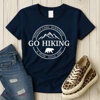Go Hiking Worst Case Scenario A Bear Kills You Camping Women's T-Shirt thumb 3