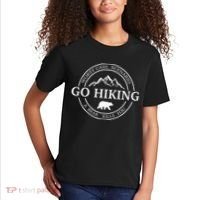 Go Hiking Worst Case Scenario A Bear Kills You Camping Kids T-Shirt thumb 2