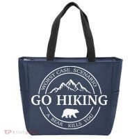 Go Hiking Worst Case Scenario A Bear Kills You Camping Tote Bag thumb 0