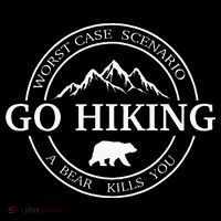 Go Hiking Worst Case Scenario A Bear Kills You Camping Coaster thumb 2