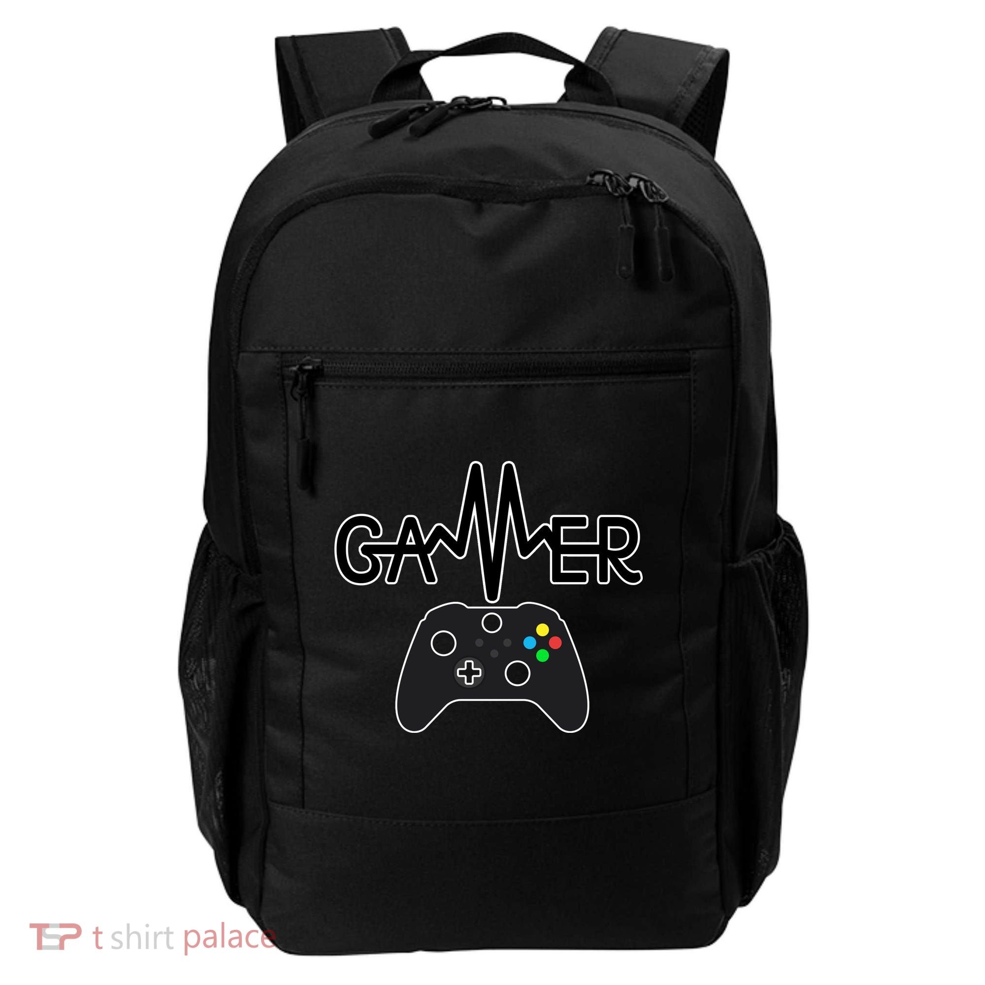 Gamer Heartbeat Xbox Black Backpack