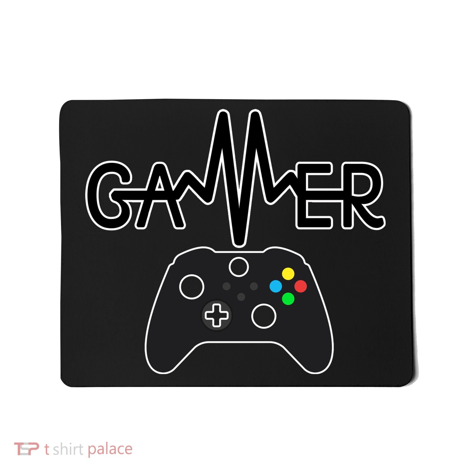 Gamer Heartbeat Xbox Black Mousepad