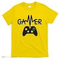Gamer Heartbeat Xbox Black T-Shirt thumb 0