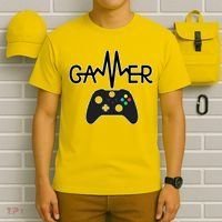 Gamer Heartbeat Xbox Black T-Shirt thumb 6