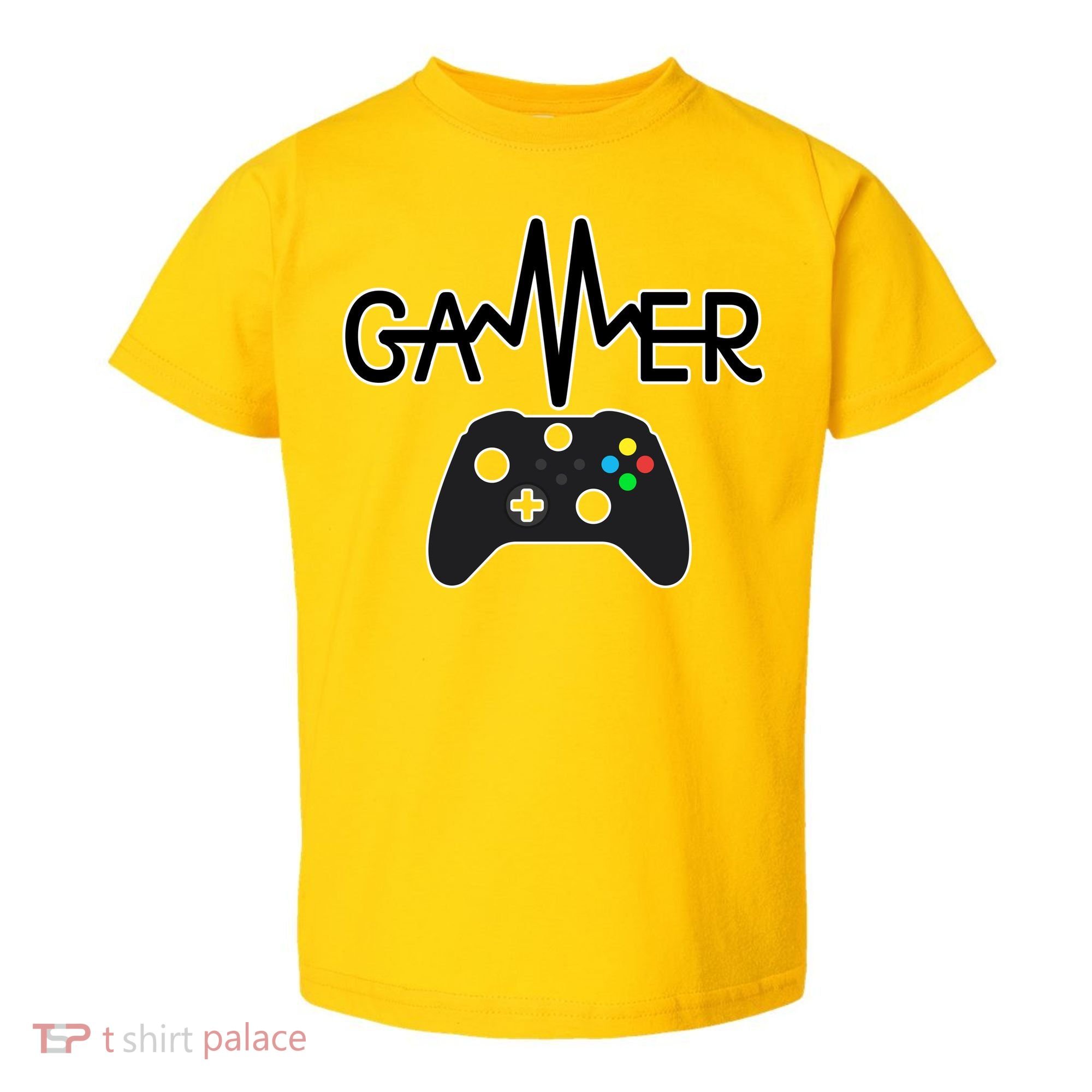 Gamer Heartbeat Xbox Black Toddler T-Shirt
