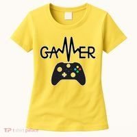 Gamer Heartbeat Xbox Black Women's T-Shirt thumb 0