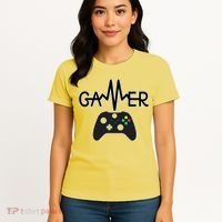 Gamer Heartbeat Xbox Black Women's T-Shirt thumb 4