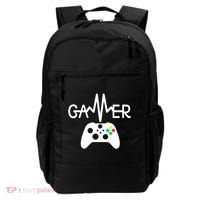 Gamer Heartbeat Xbox White Backpack thumb 0
