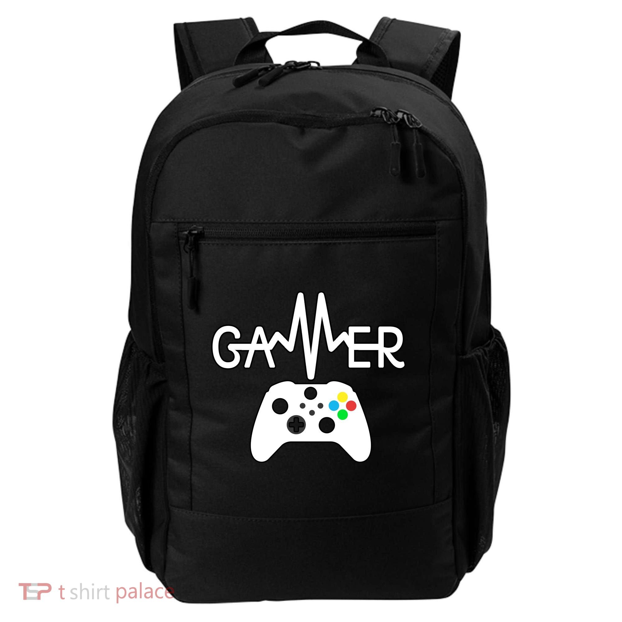 Gamer Heartbeat Xbox White Backpack