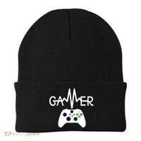 Gamer Heartbeat Xbox White Beanie thumb 0
