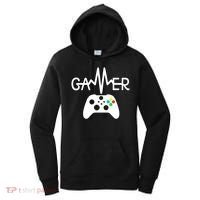 Gamer Heartbeat Xbox White Women's Hoodie thumb 0