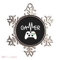 Gamer Heartbeat Xbox White Ornament thumb 0