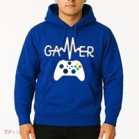 Gamer Heartbeat Xbox White Hoodie thumb 2