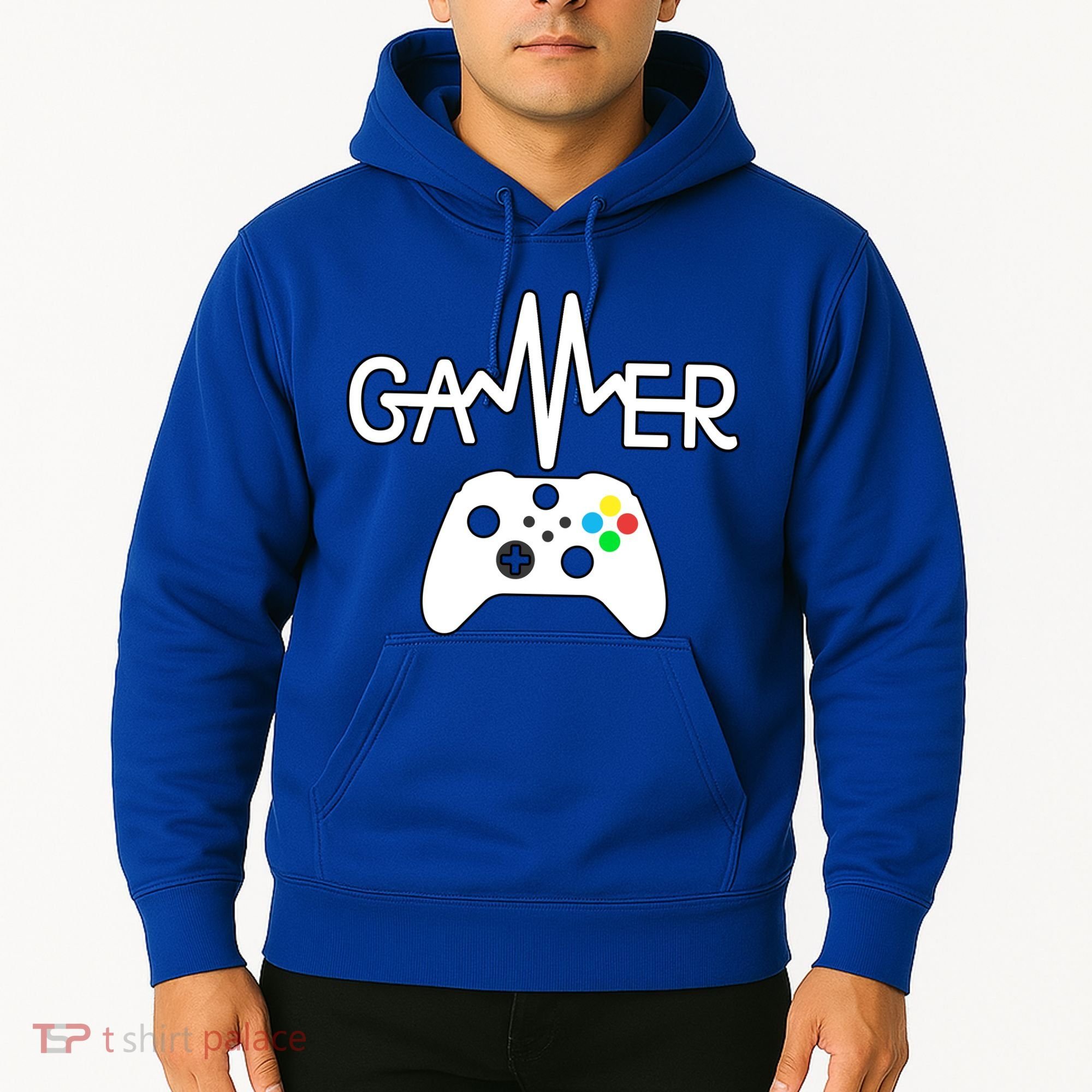 Gamer Heartbeat Xbox White Hoodie