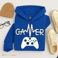 Gamer Heartbeat Xbox White Hoodie thumb 4