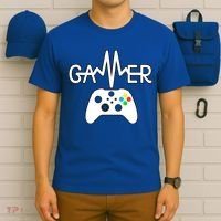 Gamer Heartbeat Xbox White T-Shirt thumb 6