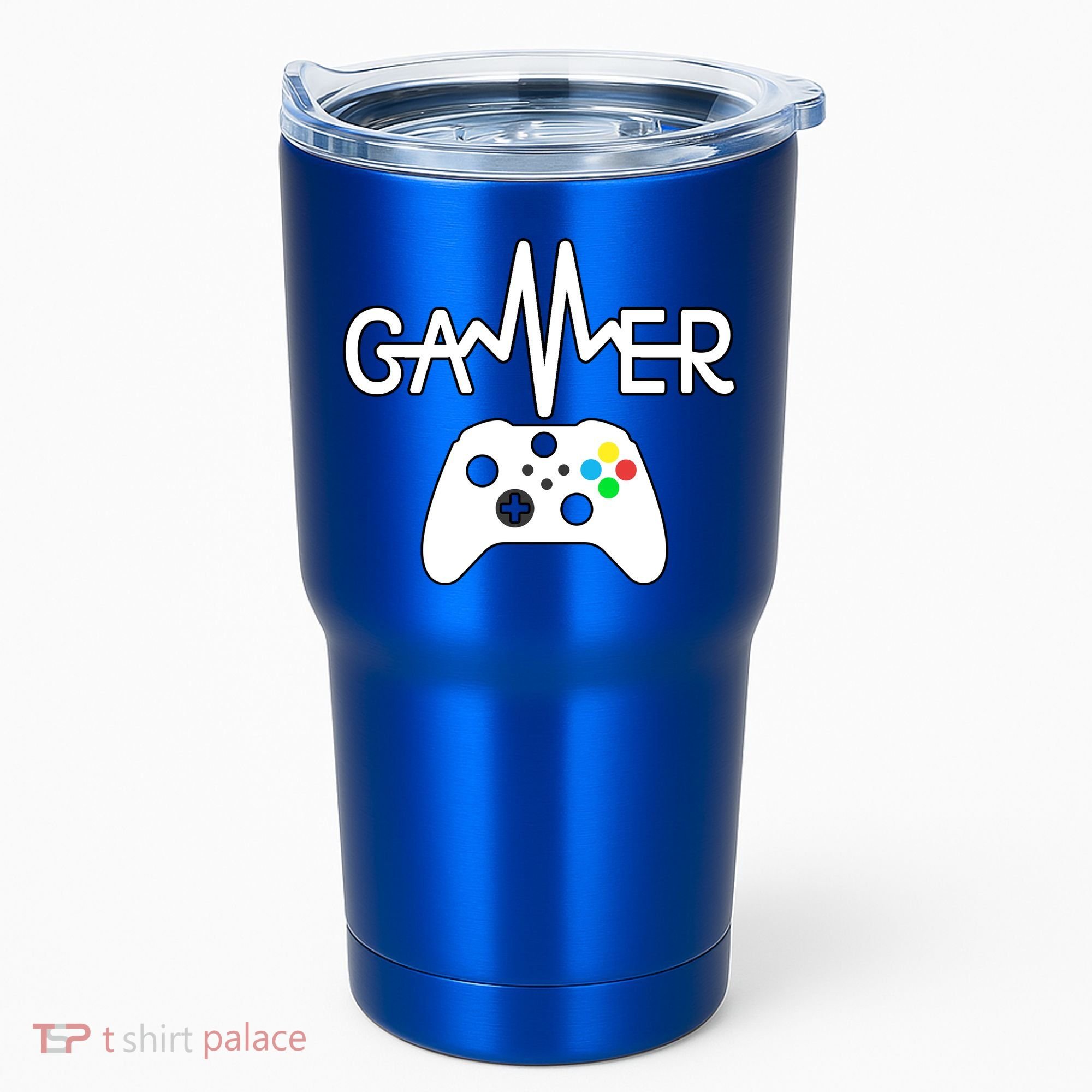 Gamer Heartbeat Xbox White Tumbler