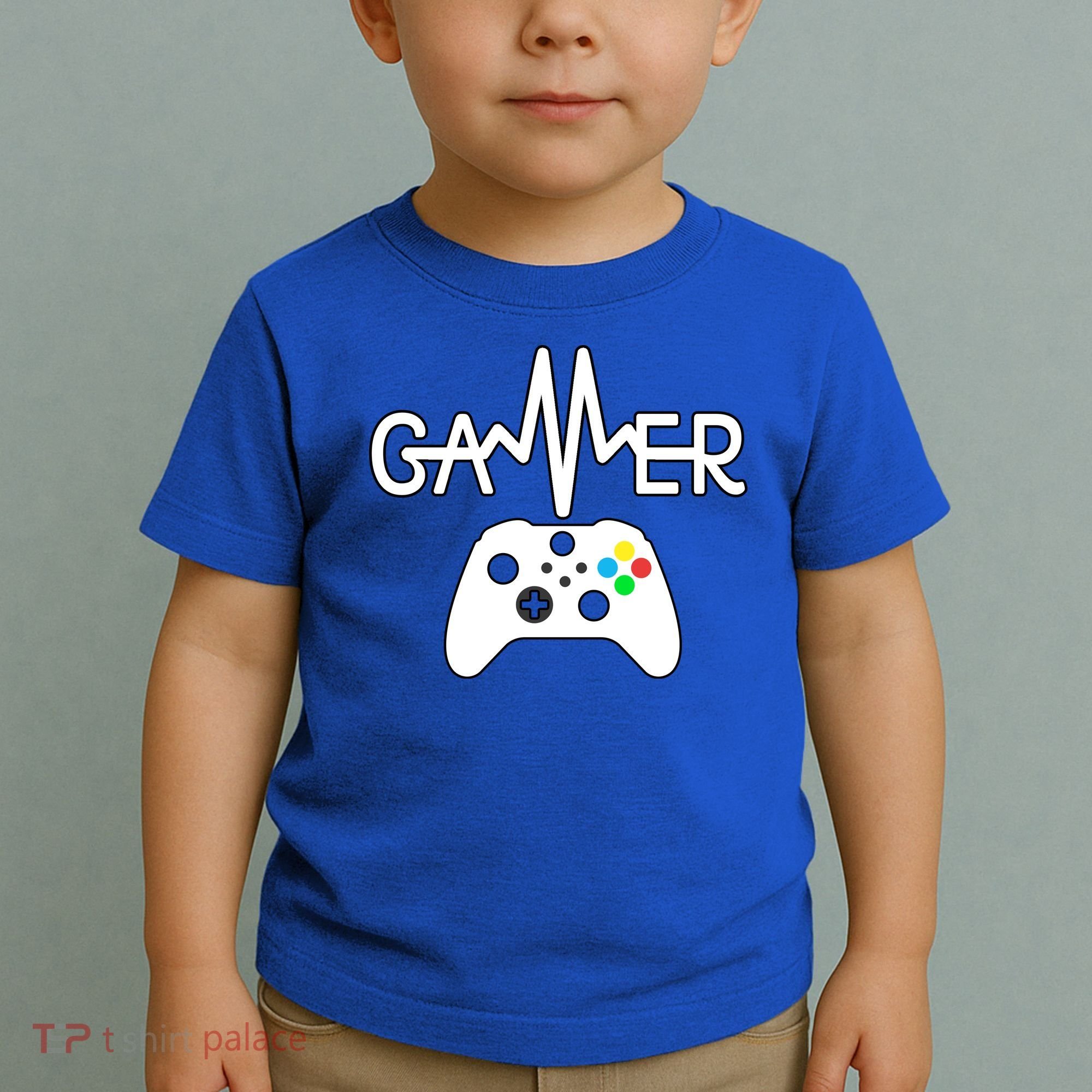 Gamer Heartbeat Xbox White Toddler T-Shirt