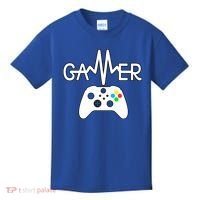 Gamer Heartbeat Xbox White Kids T-Shirt thumb 0
