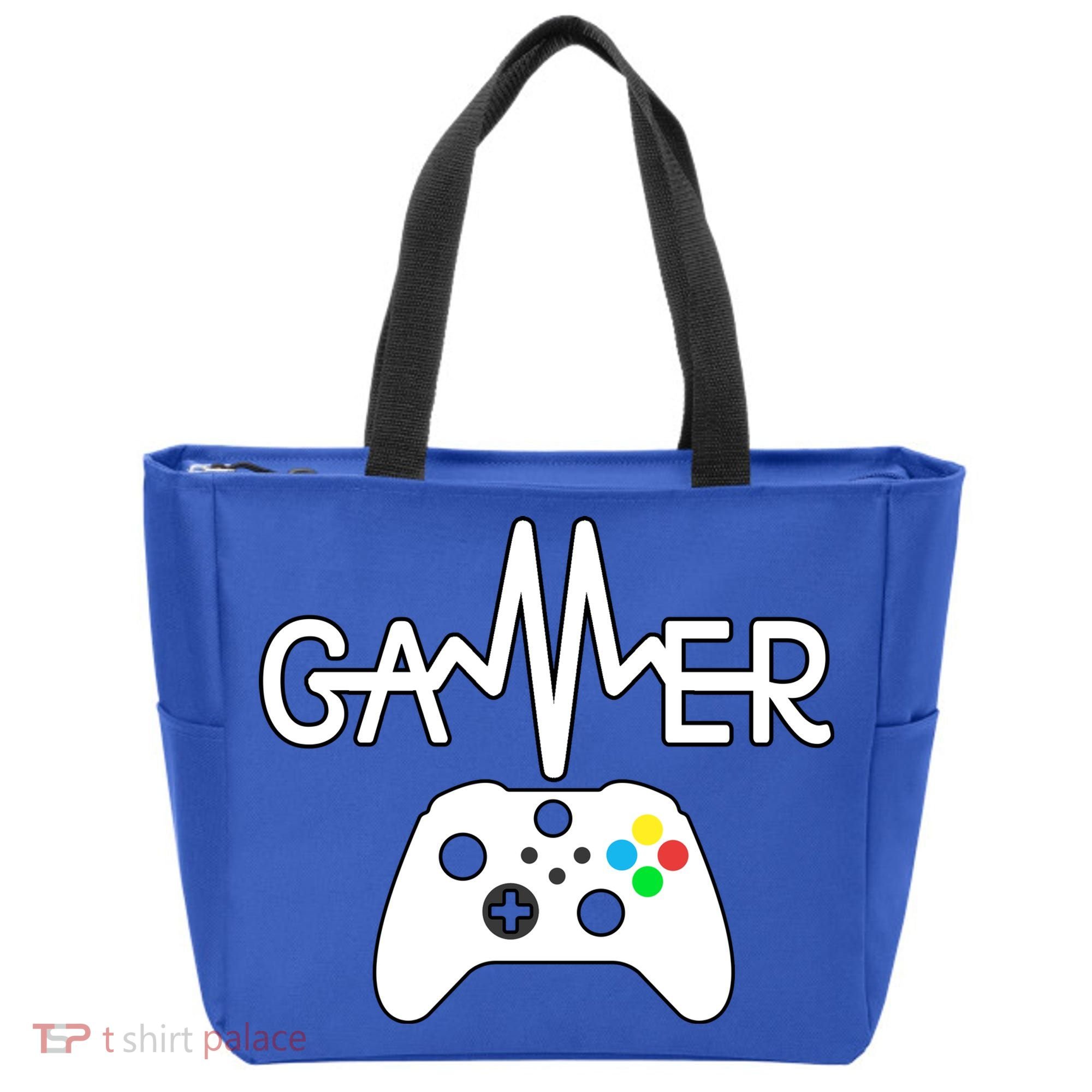 Gamer Heartbeat Xbox White Tote Bag