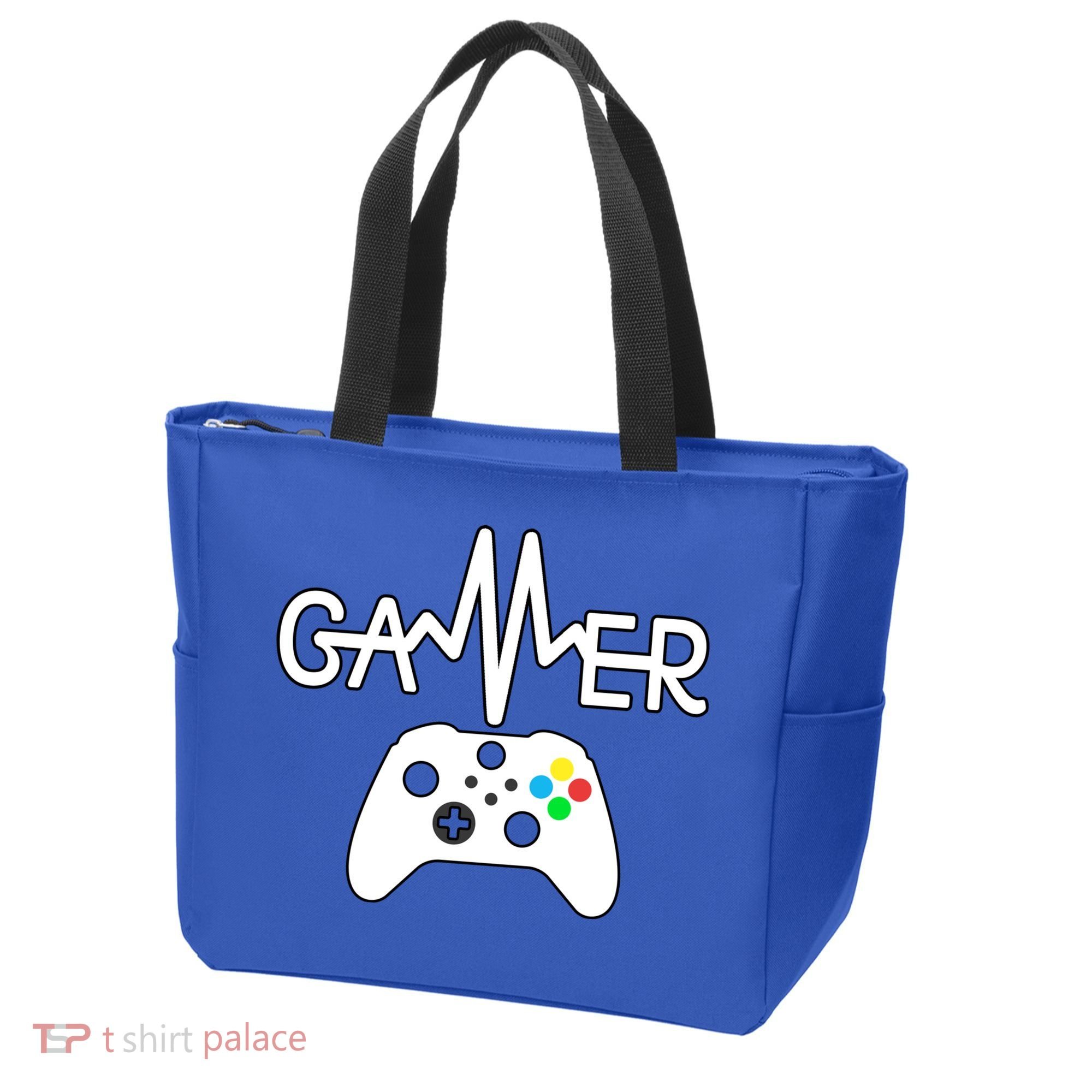 Gamer Heartbeat Xbox White Tote Bag