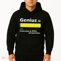 Genius Is 1 Inspiration And 99 Perspiration Top Hoodie thumb 2