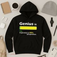 Genius Is 1 Inspiration And 99 Perspiration Top Hoodie thumb 3