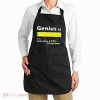 Genius Is 1 Inspiration And 99 Perspiration Top Apron thumb 2