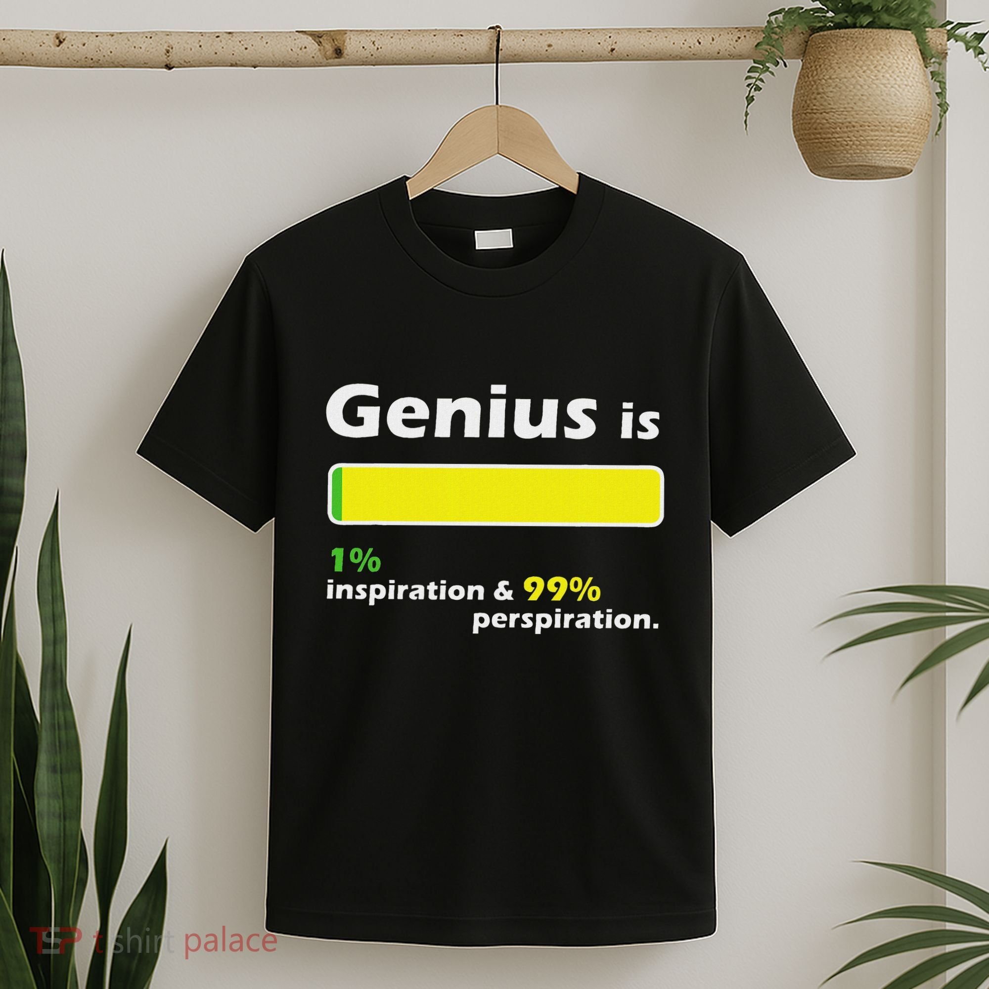 Genius Is 1 Inspiration And 99 Perspiration Top T-Shirt