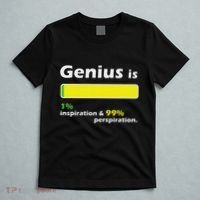 Genius Is 1 Inspiration And 99 Perspiration Top T-Shirt thumb 5