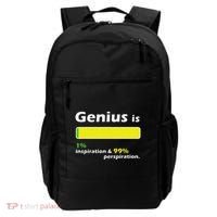 Genius Is 1 Inspiration And 99 Perspiration Top Backpack thumb 0