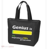 Genius Is 1 Inspiration And 99 Perspiration Top Tote Bag thumb 3