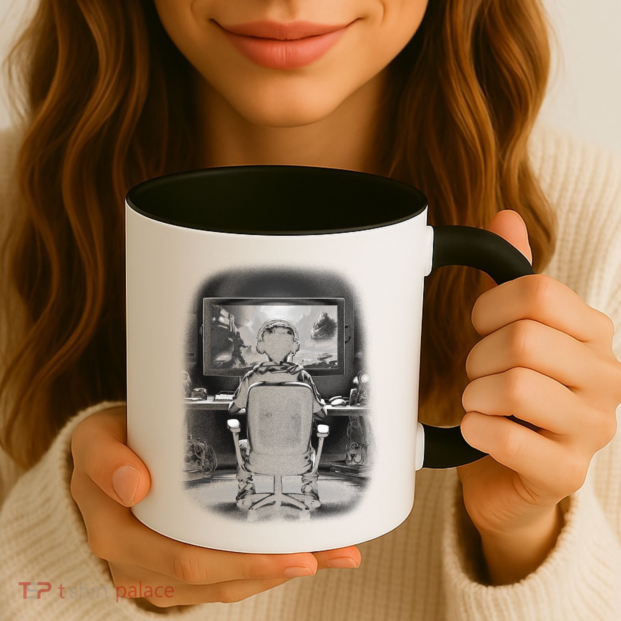 Gamer In Action Coffee Mug