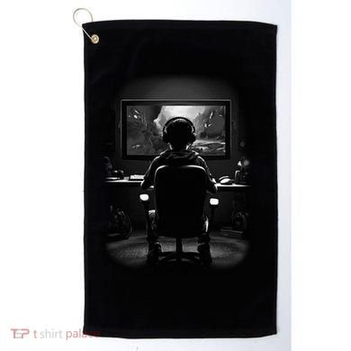 Gamer In Action Golf Towel